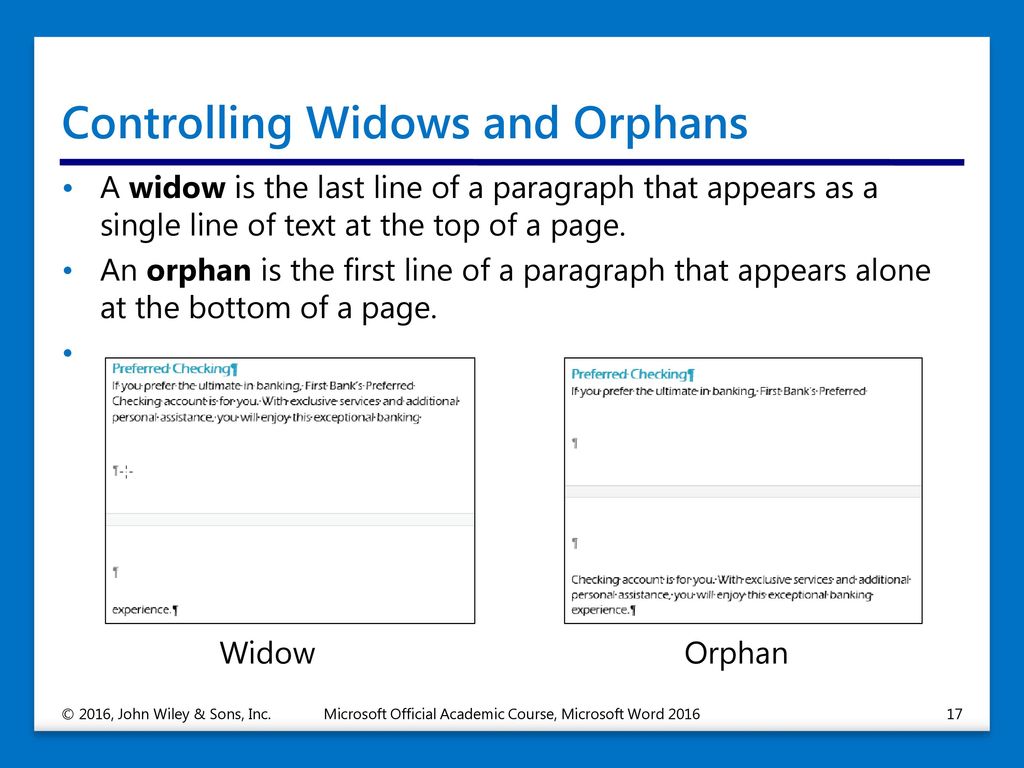 microsoft word widows and orphans microsoft word widows and orphans