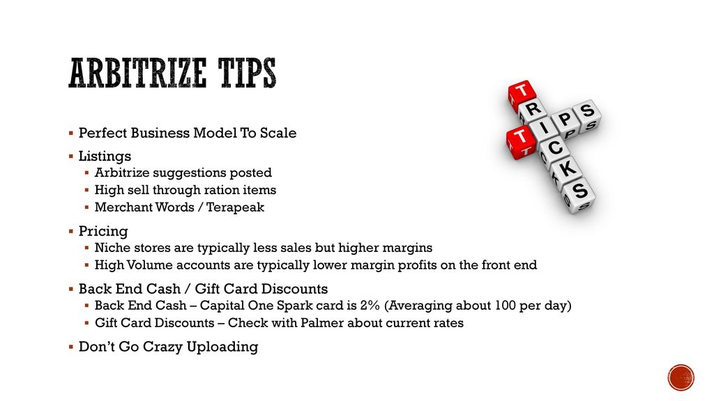 Arbitrize tips Perfect Business Model To Scale Listings Pricing