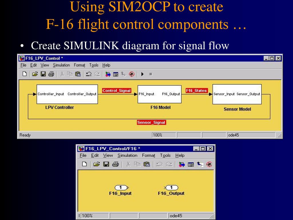 Integration of ocp and simulink ppt download