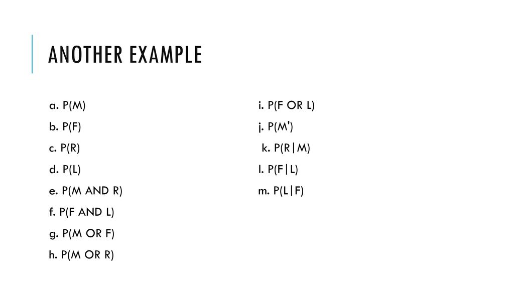 Chapter 3 Probability Topics Ppt Download