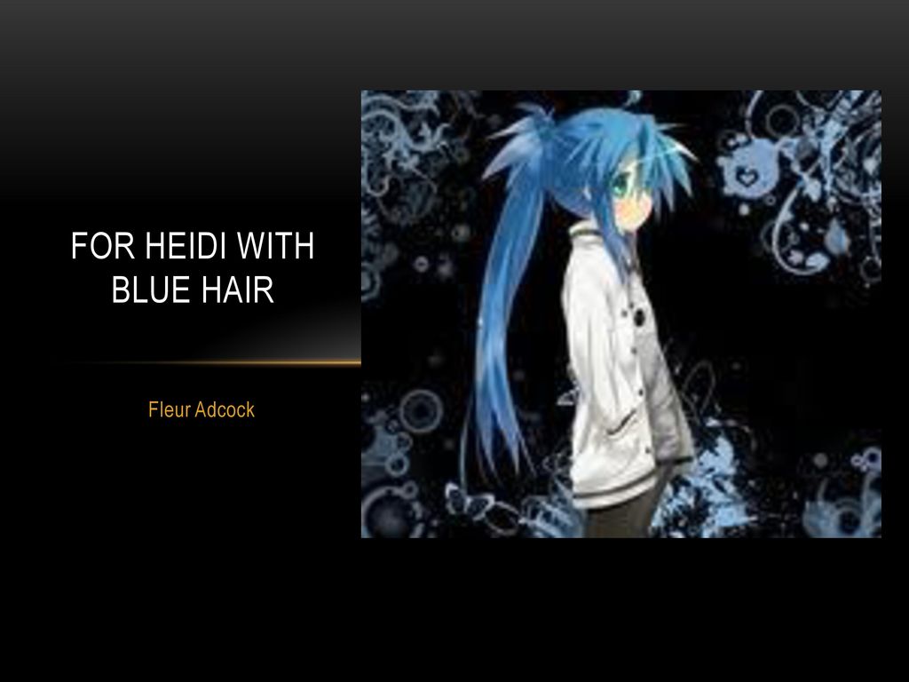 SparkNotes: Poem Study Guides - For Heidi With Blue Hair by Fleur Adcock - wide 5