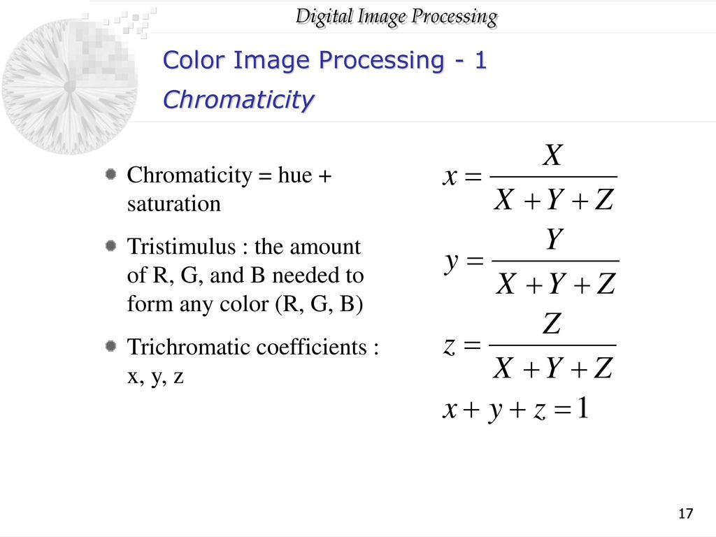 Color Image Processing - 1