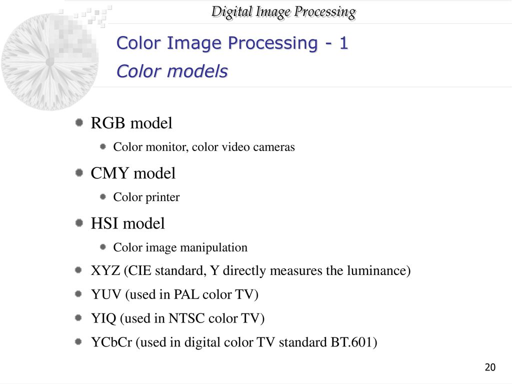 Color Image Processing - 1