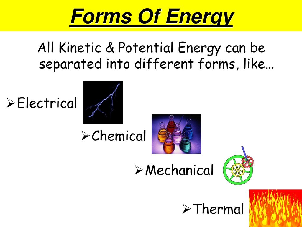 ENERGY We’ve learned a little about energy sources (food, electricity