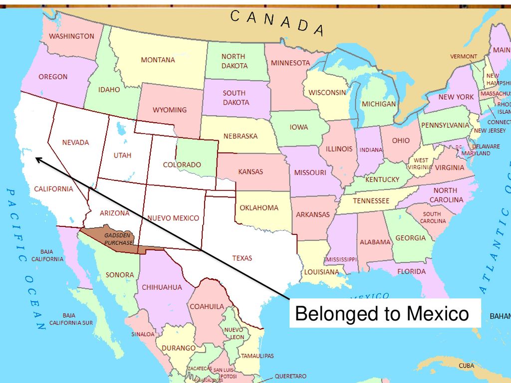 Техас сколько штатов. Карта Америки со Штатами и Мексики. Карта Штатов США граничащих с Мексикой. Штаты граничащие с Мексикой. Штаты США граничащие с Мексикой.