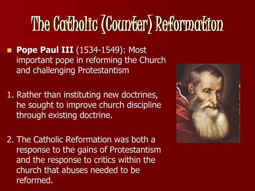 The Counter Reformation - ppt download