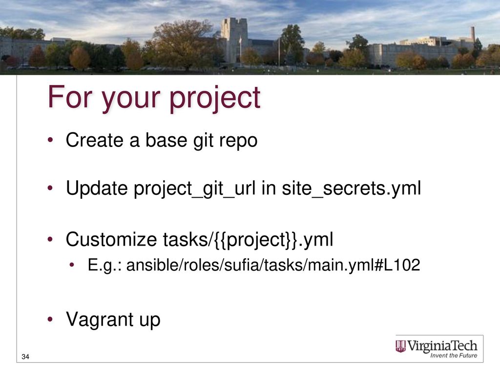 Efficient development and deployment of hydra projects using vagrant