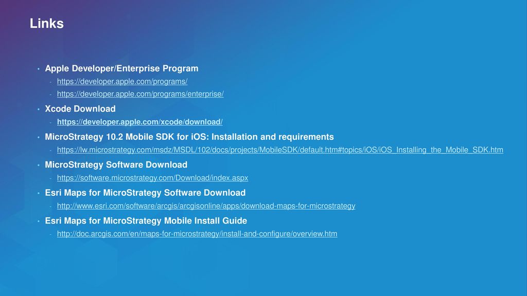 Esri Maps For MicroStrategy: Mobile Deployment - Ppt Download