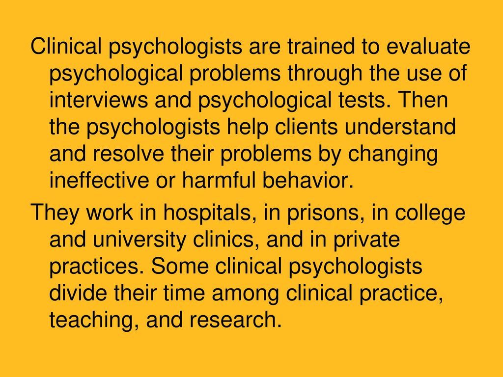 Chapter 1 Section 2 What Psychologists Do - ppt download