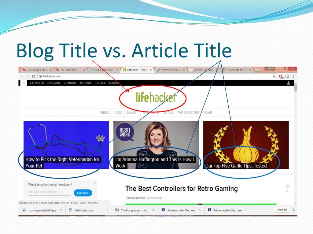 Blog concepts ppt download