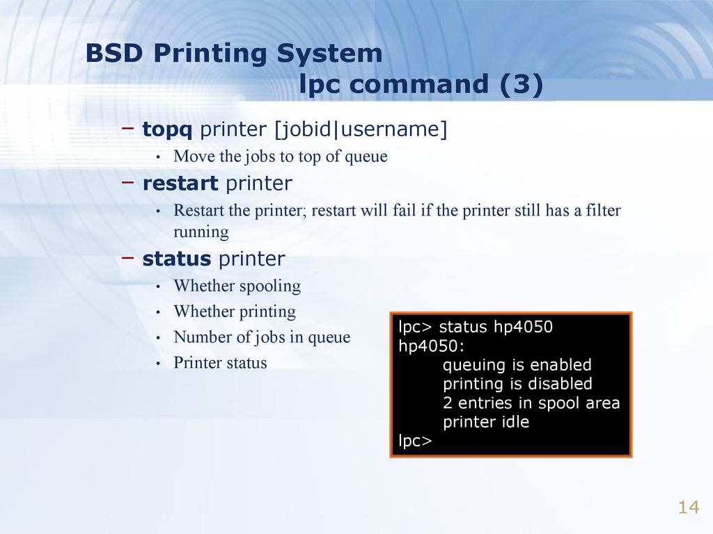 Chapter 23 printing ppt download