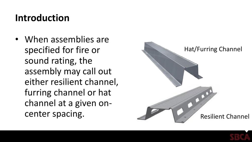 Use Of Resilient Channel Or Hat Channel To Meet The Lateral