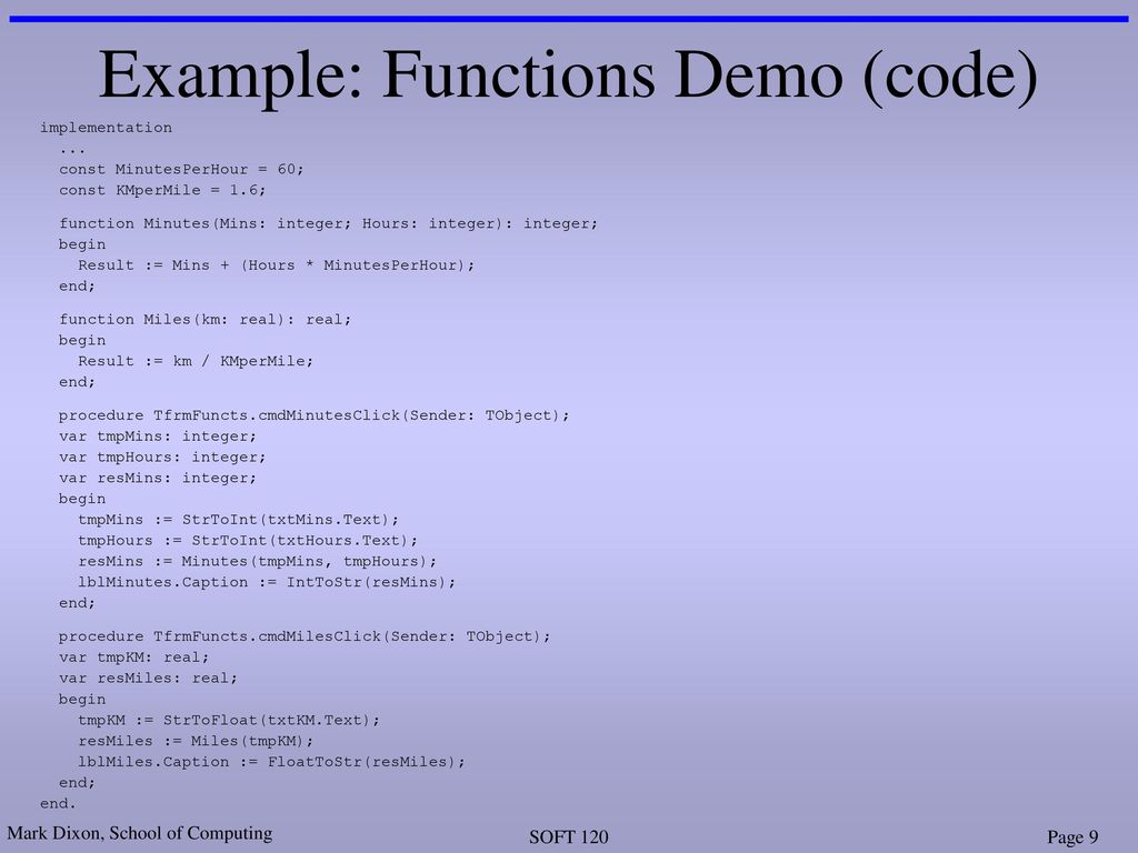 3. User Defined Functions - ppt download