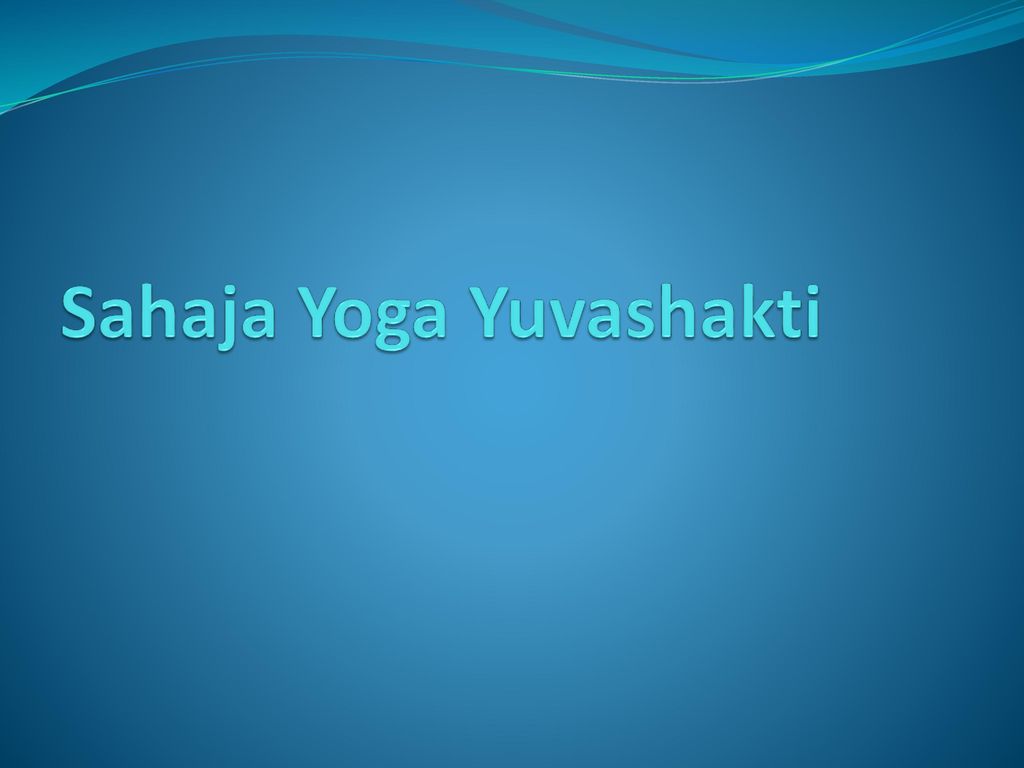 Sahaja Yoga Yuvashakti