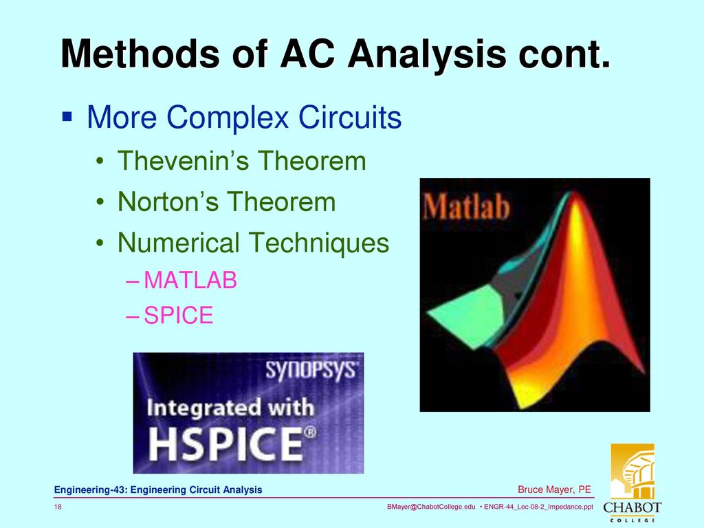 Methods of AC Analysis cont.
