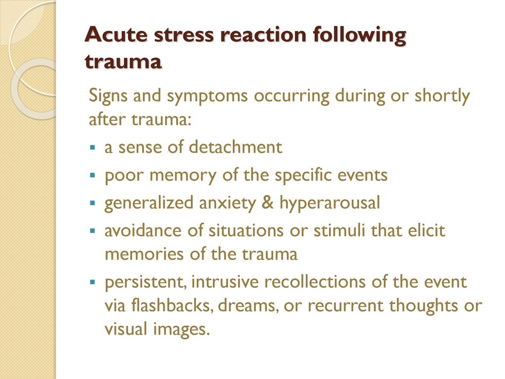 Working with people affected by complex trauma and or ptsd ppt download