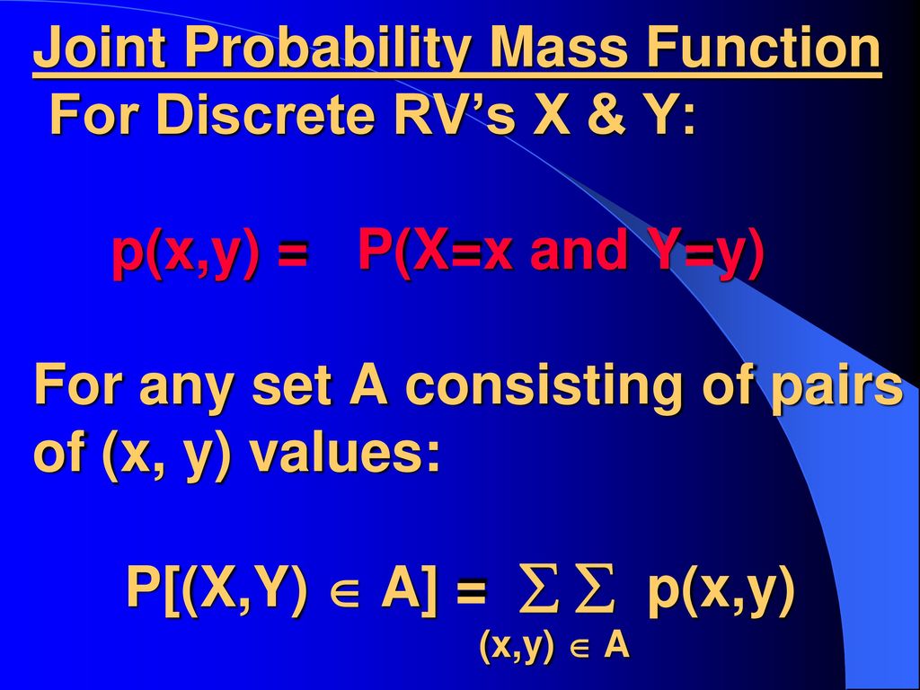 Chapter Five Joint Probability Distributions Random Samples Ppt Download