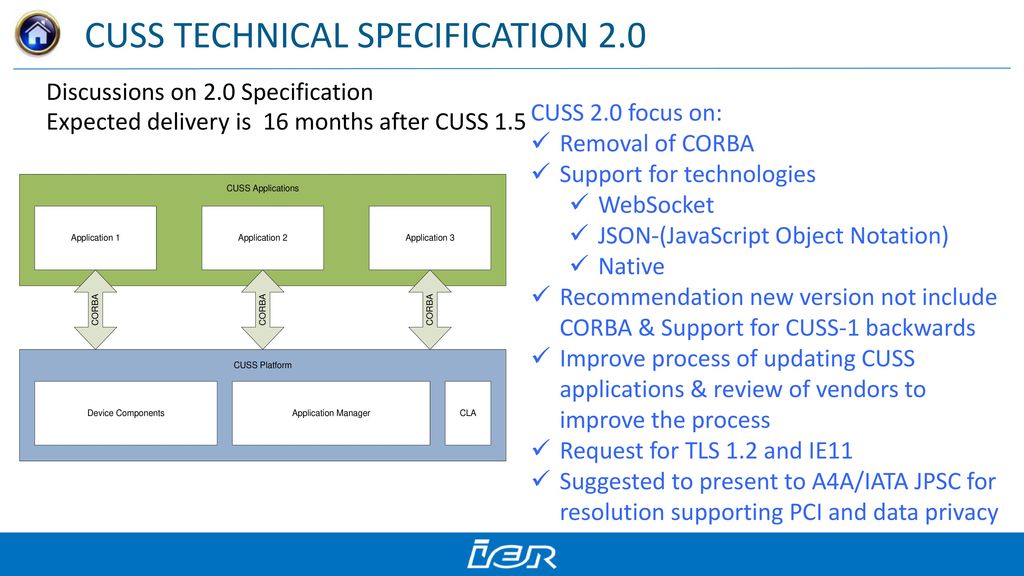 CUSS TECHNICAL SPECIFICATION 2.0