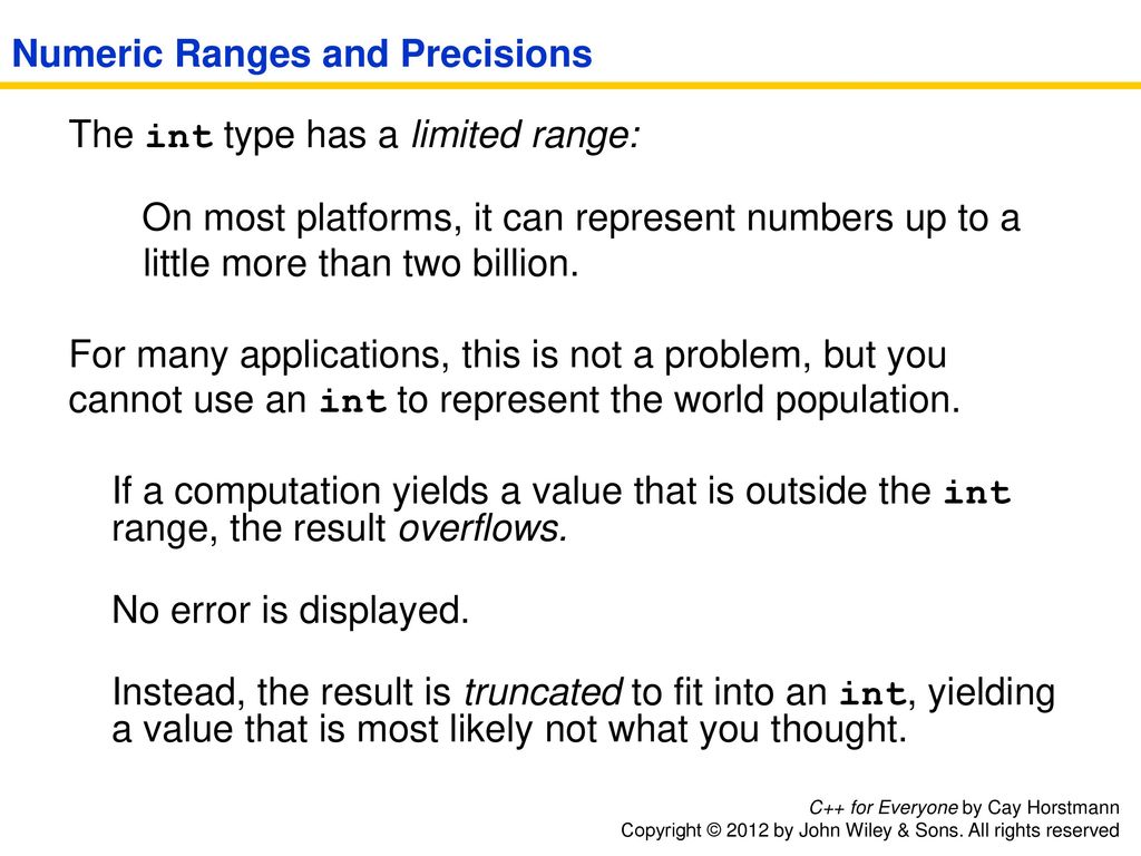 Chapter two fundamental data types ppt download