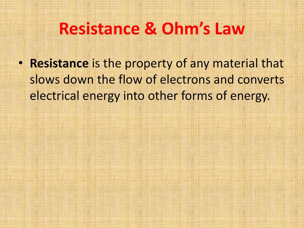 Science 9 Ohm's Law. - ppt download