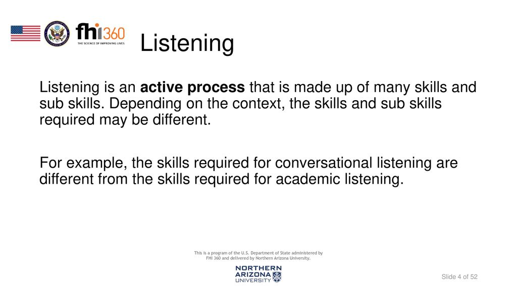 Skills of listening: Top-down and bottom-up processing - ppt download