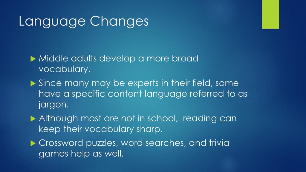 Age Intellectual Development ppt download