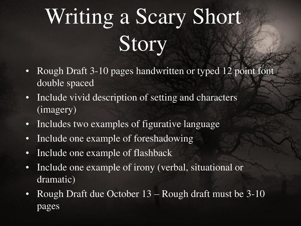 Creepy Scary Stories Notes - ppt download