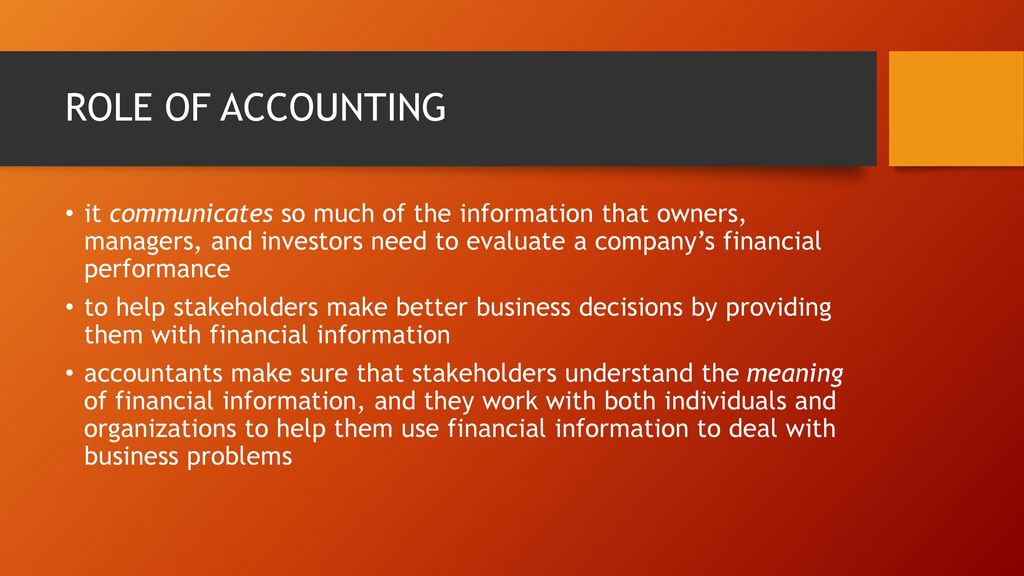 ACCOUNTING. - ppt download