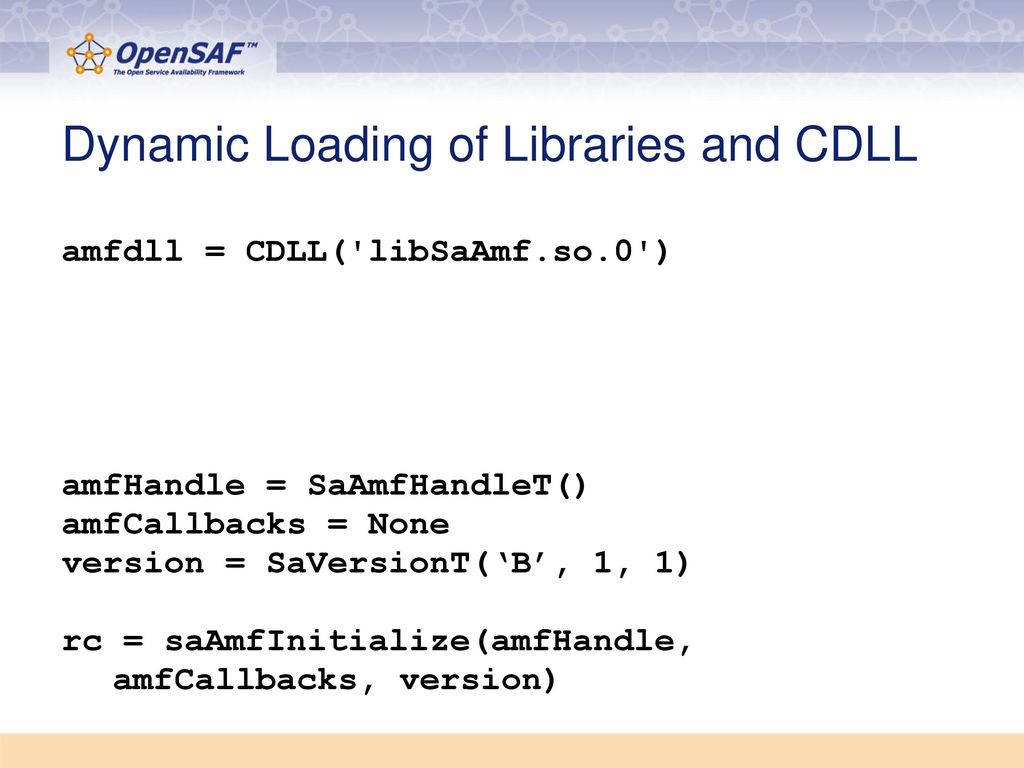 Python Bindings for the SAF-AIS APIs - ppt download
