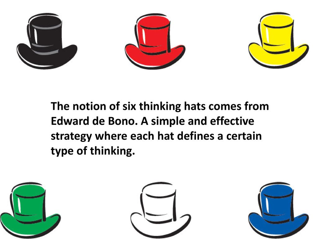 Edward de Bono's 6 Thinking Hats - download