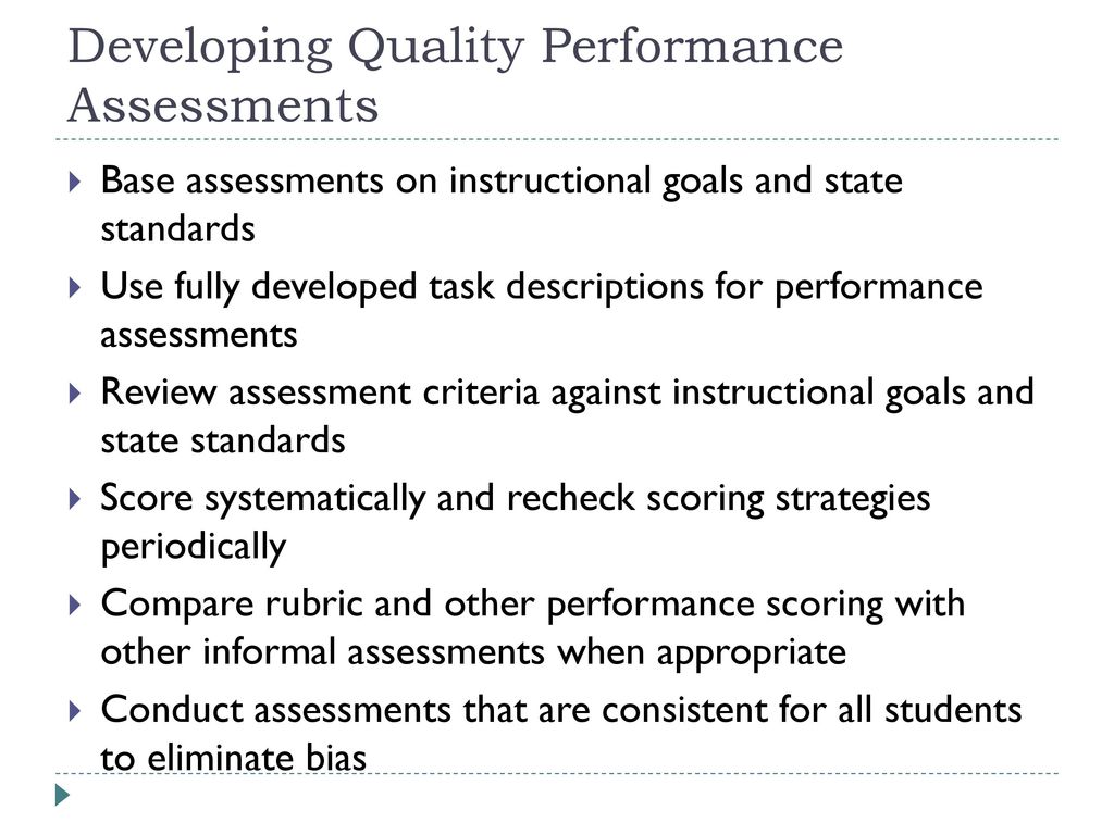 Chapter 8: Performance-Based Strategies - ppt download