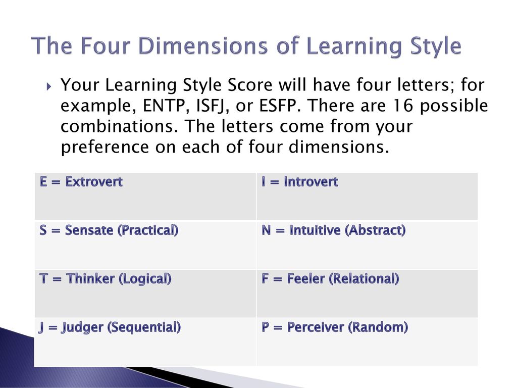 Paragon Learning Style Inventory (PLSI) - ppt download