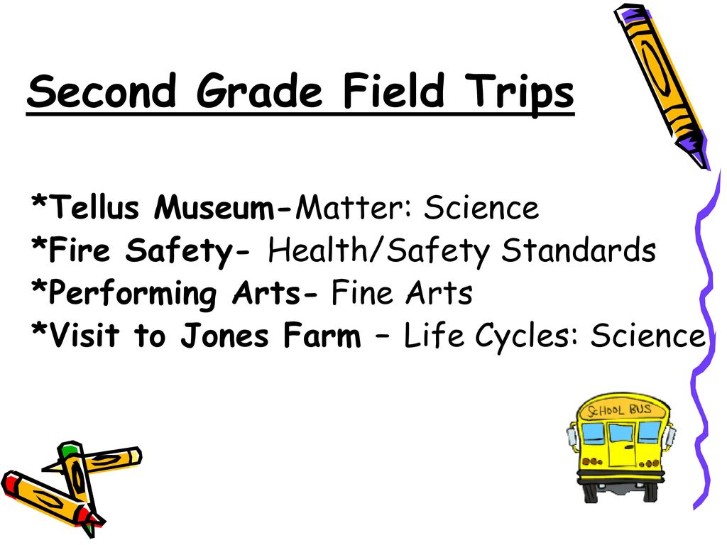 Second Grade Field Trips