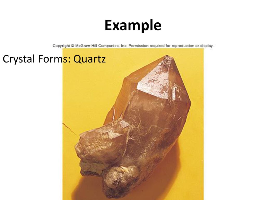 Example Crystal Forms: Quartz
