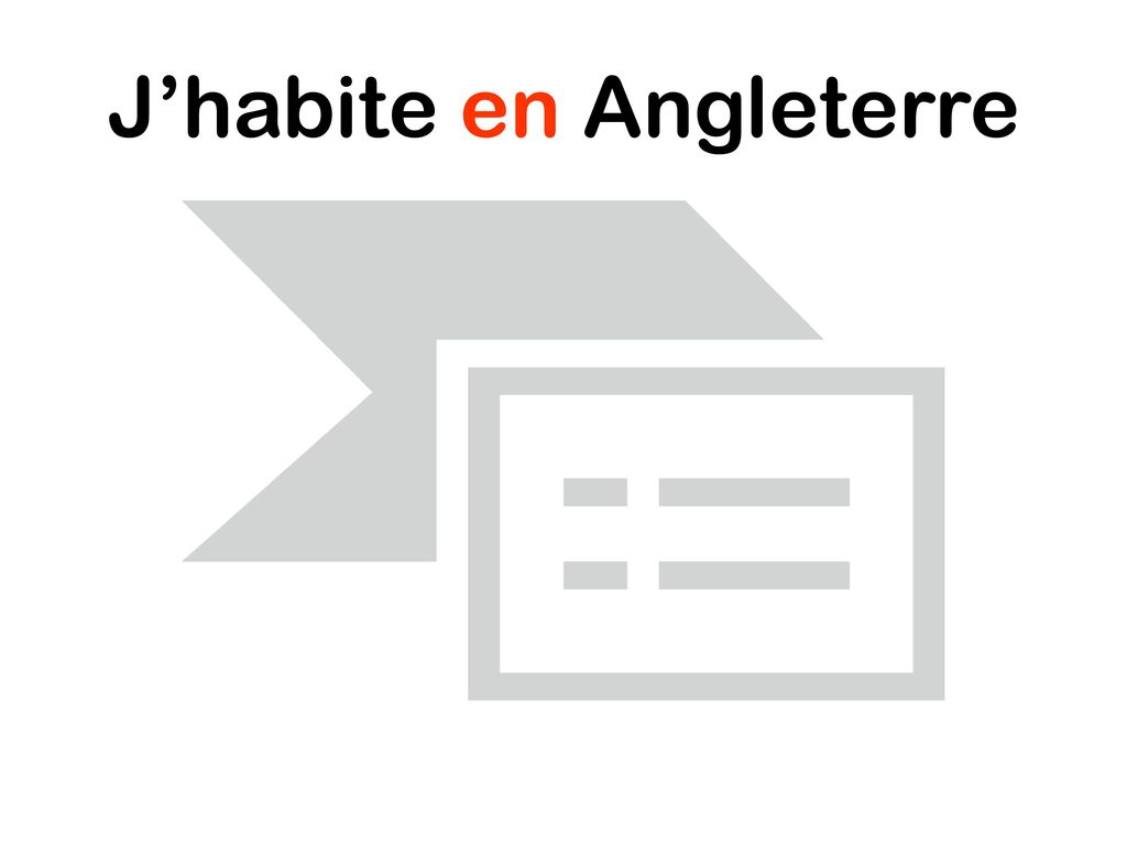 Où habitestu?. ppt download