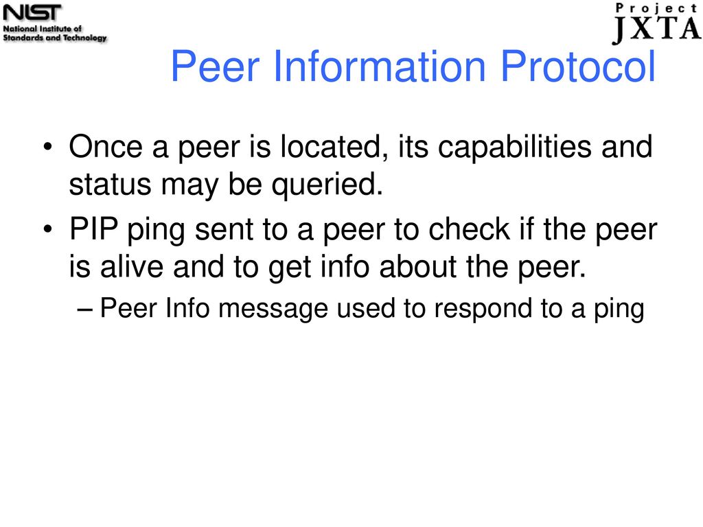 Peer Information Protocol