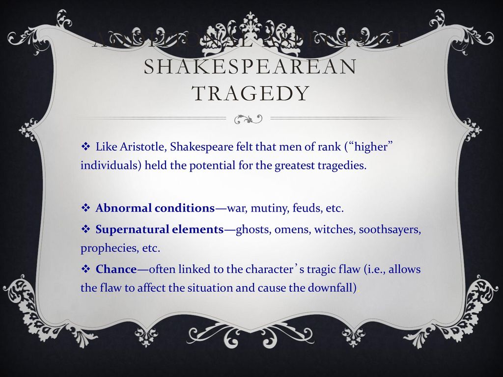 shakespeare tragic flaw