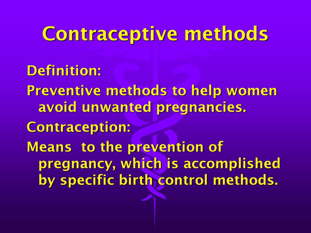 birth control & family planning - ppt download