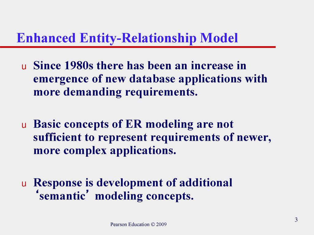 Enhanced Entity-Relationship Modeling - Ppt Download