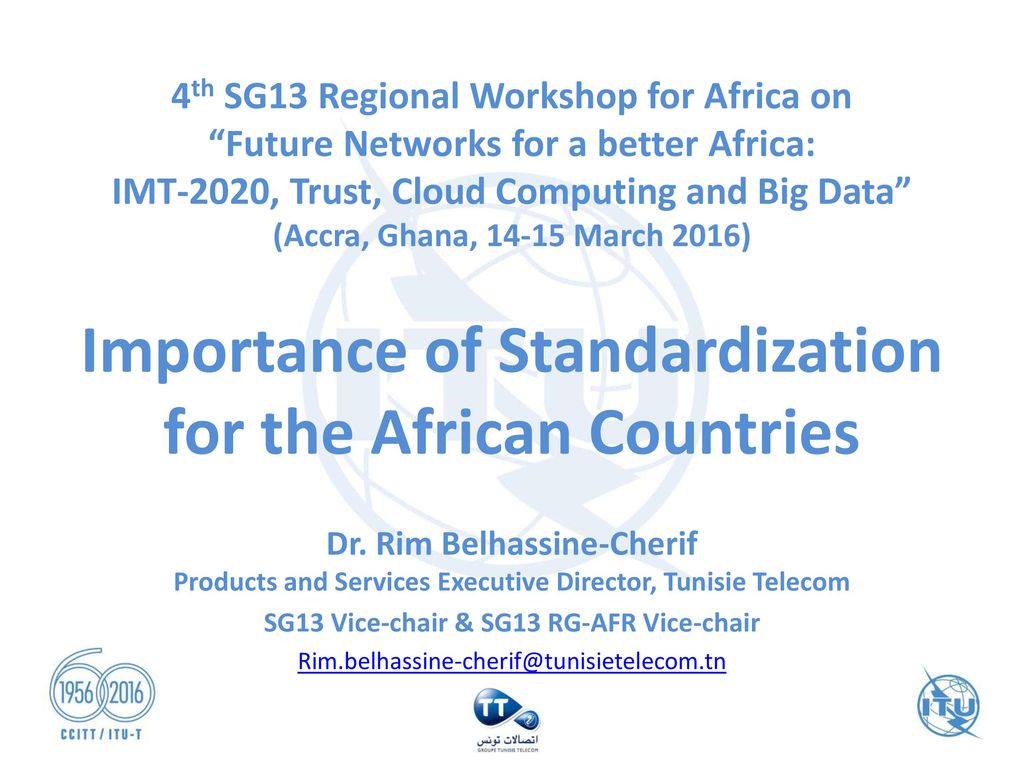 Importance of Standardization for the African Countries - ppt download