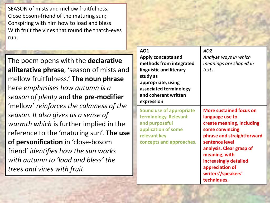 mellow fruitfulness poem