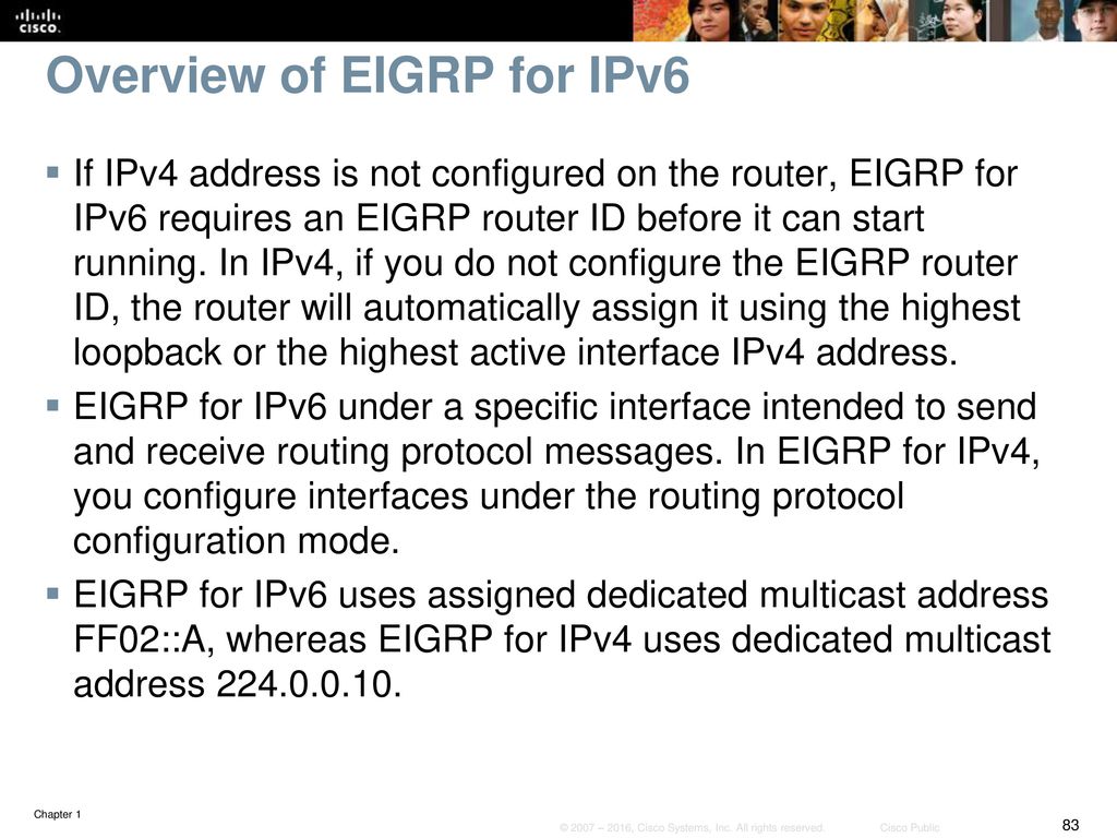 Overview of EIGRP for IPv6
