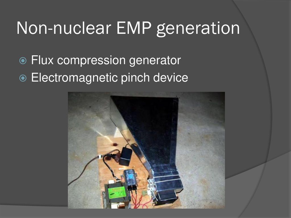 Non-nuclear EMP generation