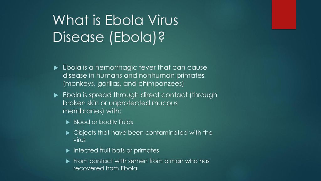 Ebola and Zika Response in Colorado - ppt download