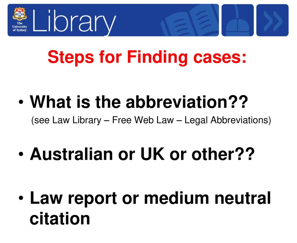 LPAB – Understanding Legal Language And Legislation – Legal Research ...