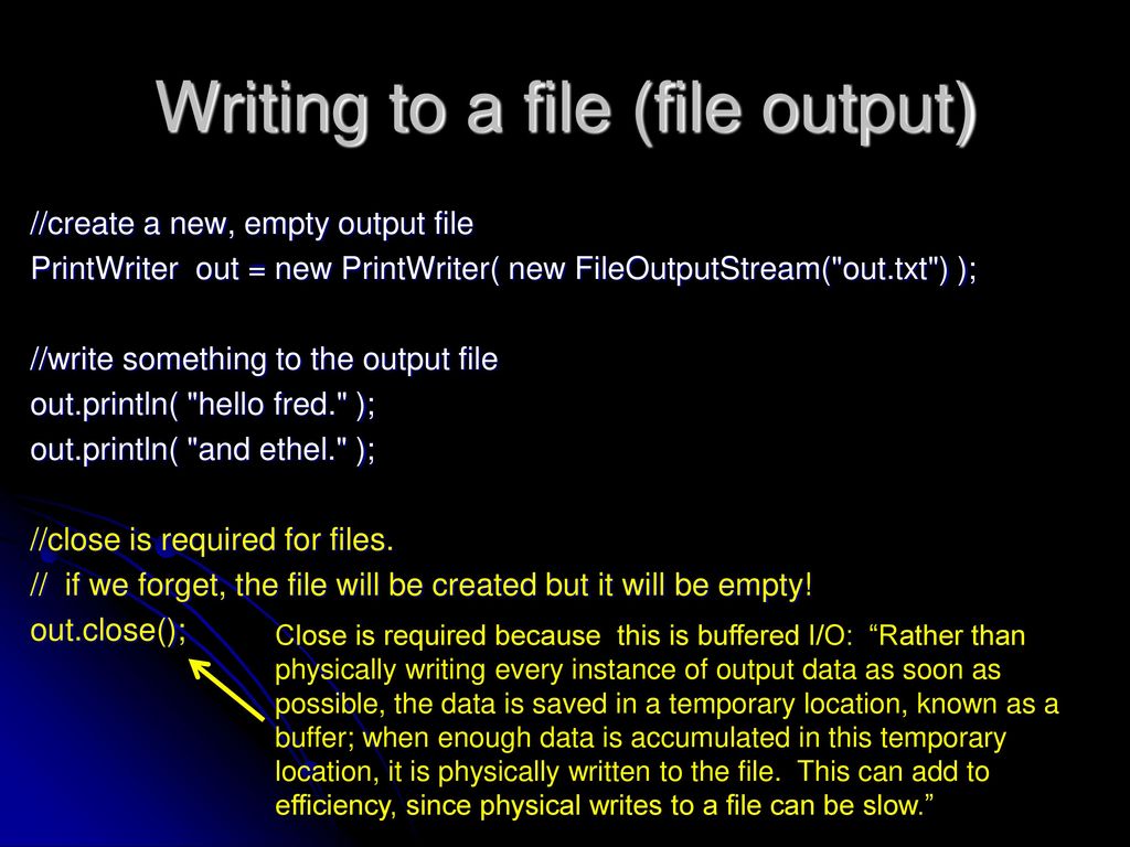 File i o input and output ppt download