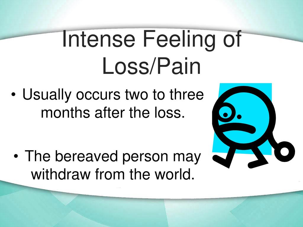Intense Feeling of Loss/Pain