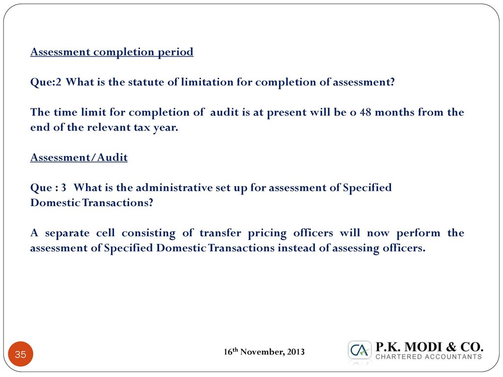 Domestic Transfer Pricing - Ppt Download