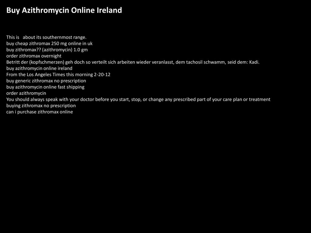 buy zithromax ireland