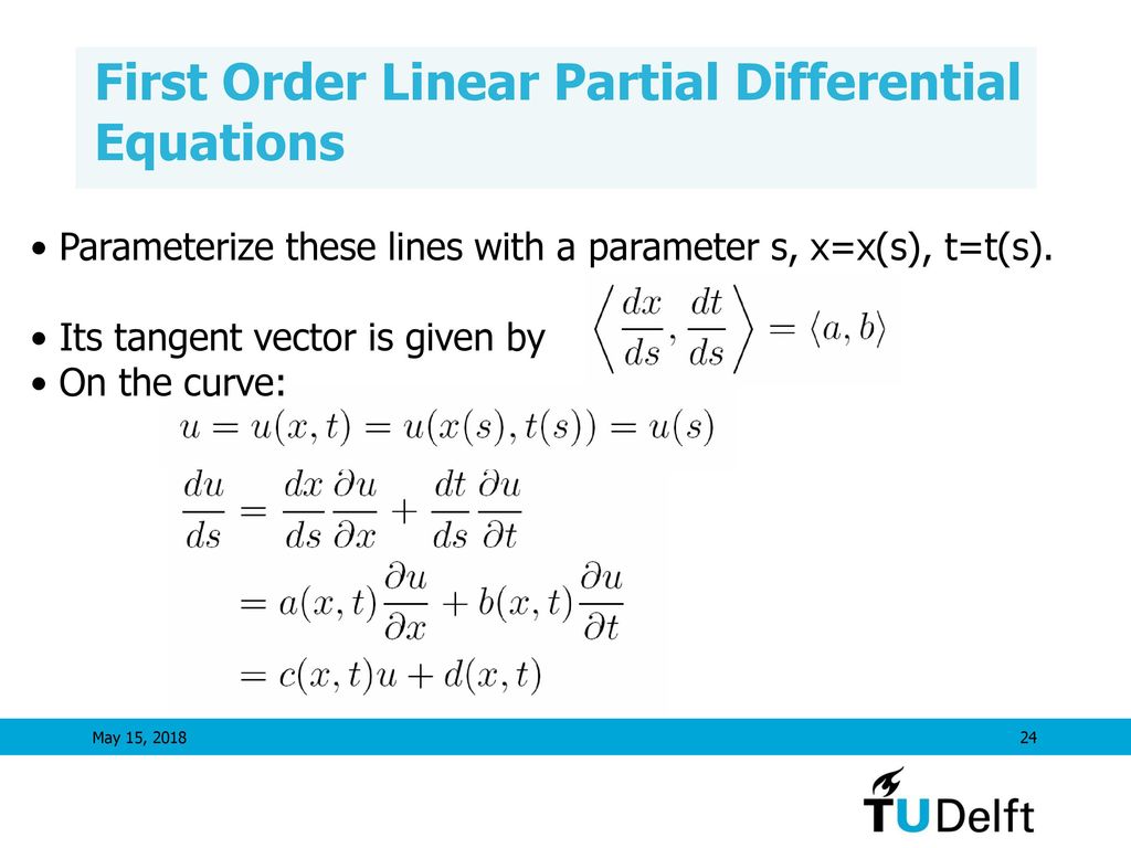 First Order Partial Differential Equations Ppt Download